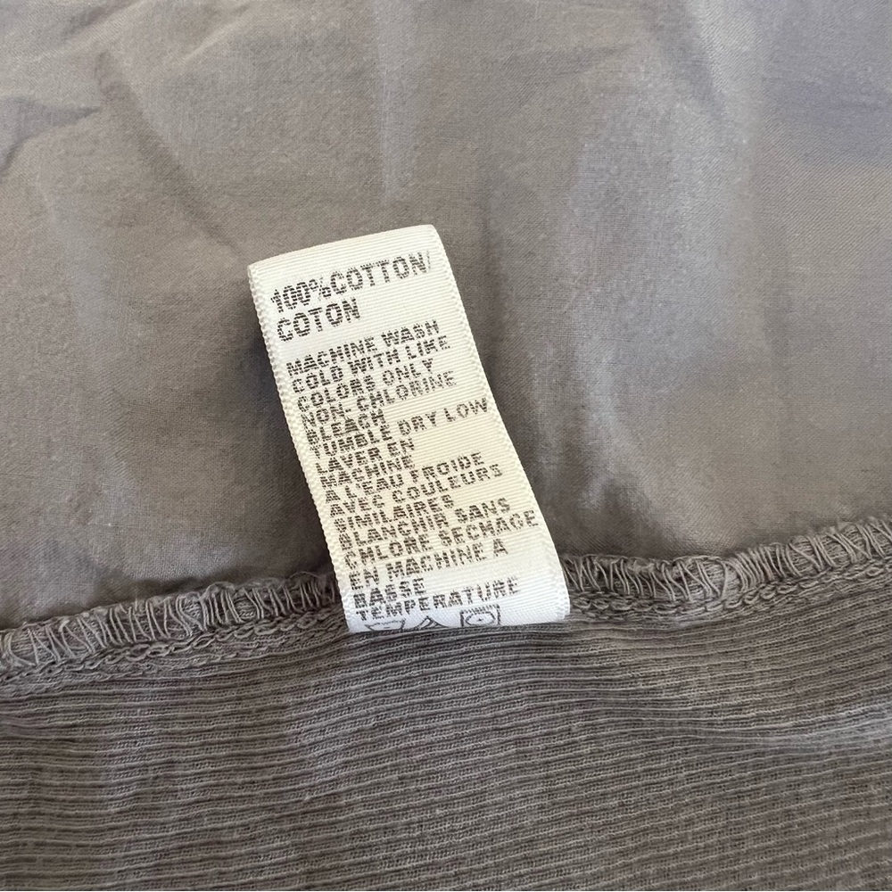 James Perse grey button down top - Picture 6 of 6